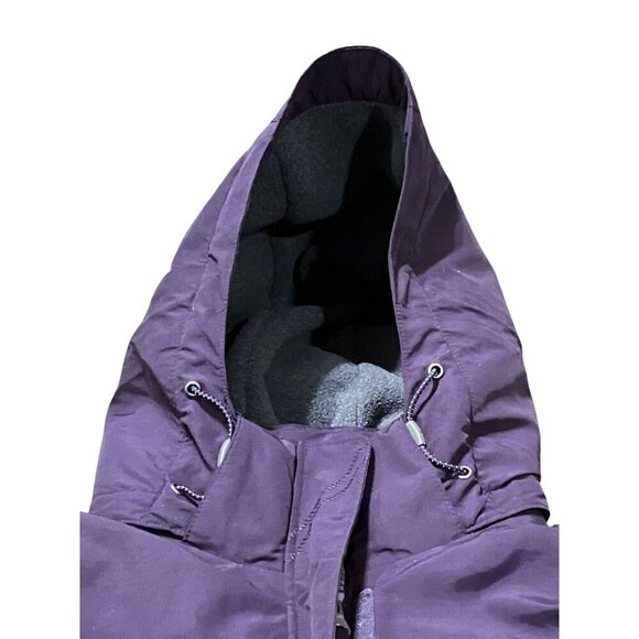 Lands End Squall Insulated Coat Jacket Womens Large 14-16 Purple Utility Chore - Picture 3 of 13